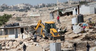 قوات الاحتلال تهدم غرفة زراعية في المنيا جنوب بيت لحم