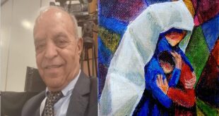 أمومة ، في هذا البرد ، لوحة الفنان محمد الدغليس ، كلمات : د. وليد العريض