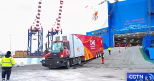 مركبات البث التابعة لمجموعة الصين للإعلام تصل إلى إيطاليا