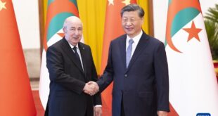 رئيس الصين شي والرئيس الجزائري يتبادلان التهاني بمناسبة إطلاق قمر اصطناعي جزائري بنجاح
