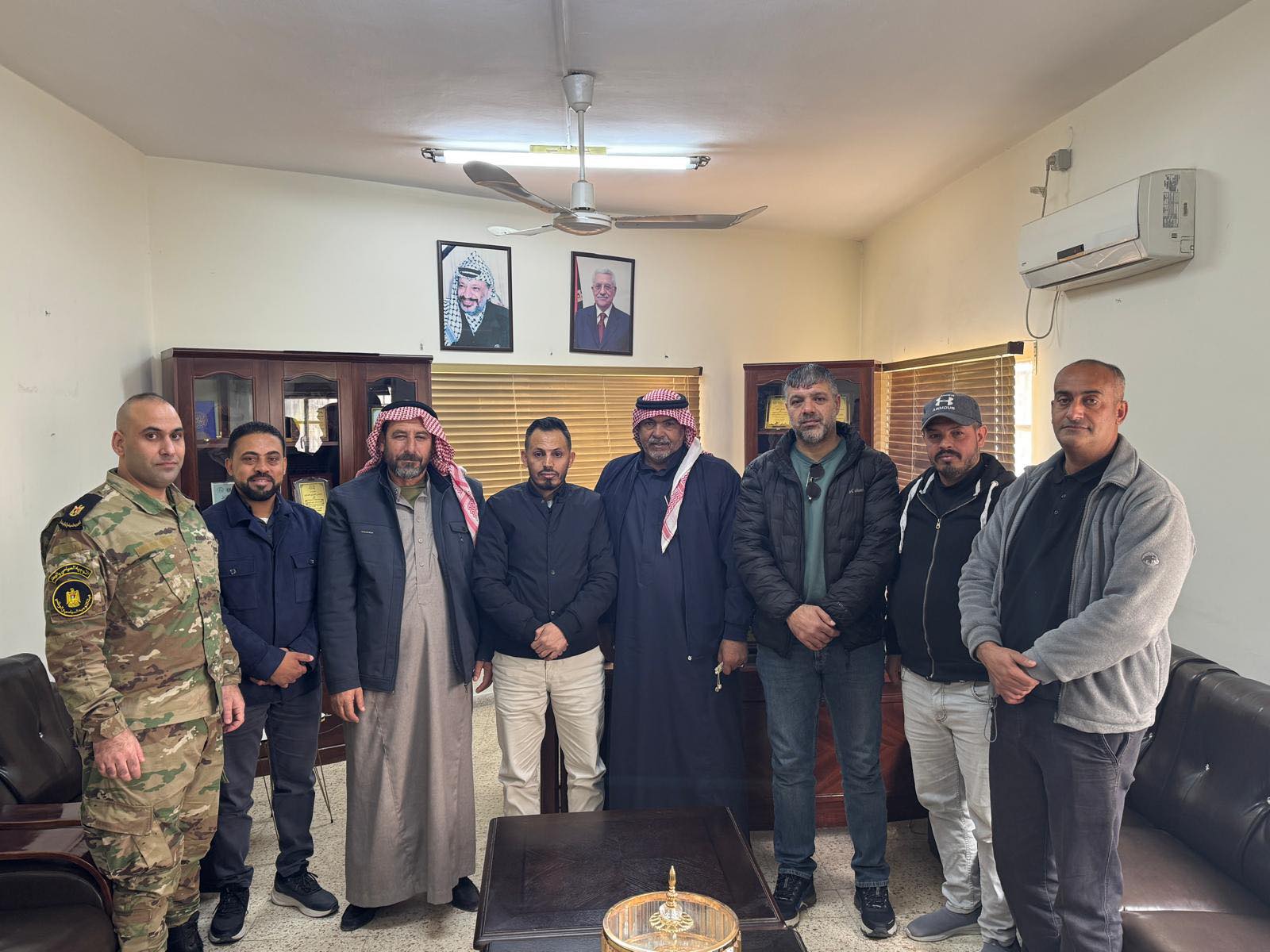 التوجيه الوطني والمعنوي في أريحا يستقبل وفدا من عشائر المحافظة
