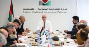 لجنة الانتخابات المركزية تبحث مع الأحزاب والفصائل الاستعدادات للانتخابات المحلية