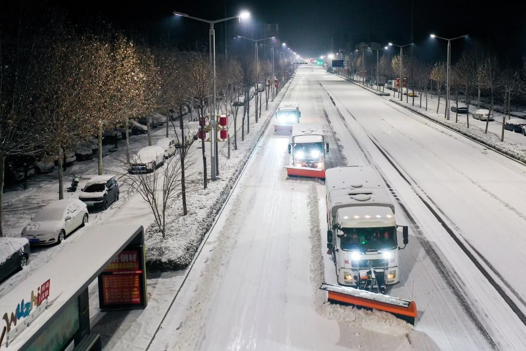 تساقط الثلوج على نطاق واسع في مناطق متعددة من الصين