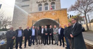 سفير فلسطين لدى لبنان محمد الاسعد يلتقي رئيس بلدية المية ومية والمجلس البلدي