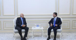 وزير خارجية أوزبكستان يستقبل الفريق جبريل الرجوب
