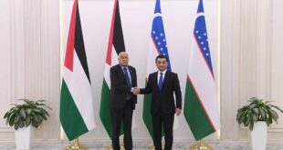 وزير خارجية أوزبكستان يستقبل الفريق جبريل الرجوب