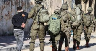 جيش الاحتلال يعتقل 12 مواطنا من محافظة الخليل بينهم سيدتين