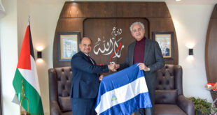 بلدية رام الله تستقبل سفير نيكاراغوا وتبحث تعزيز التعاون الثنائي