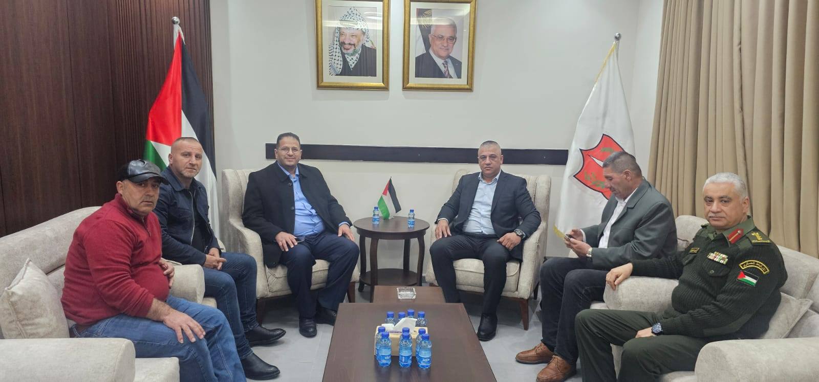 بلدية الظاهرية تلتقي مع قائد جهاز الإرتباط العسكري اللواء ناصر البوريني