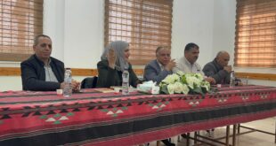 لقاء ثقافي للدكتورة سارة الشماس في سبسطية حول التراث