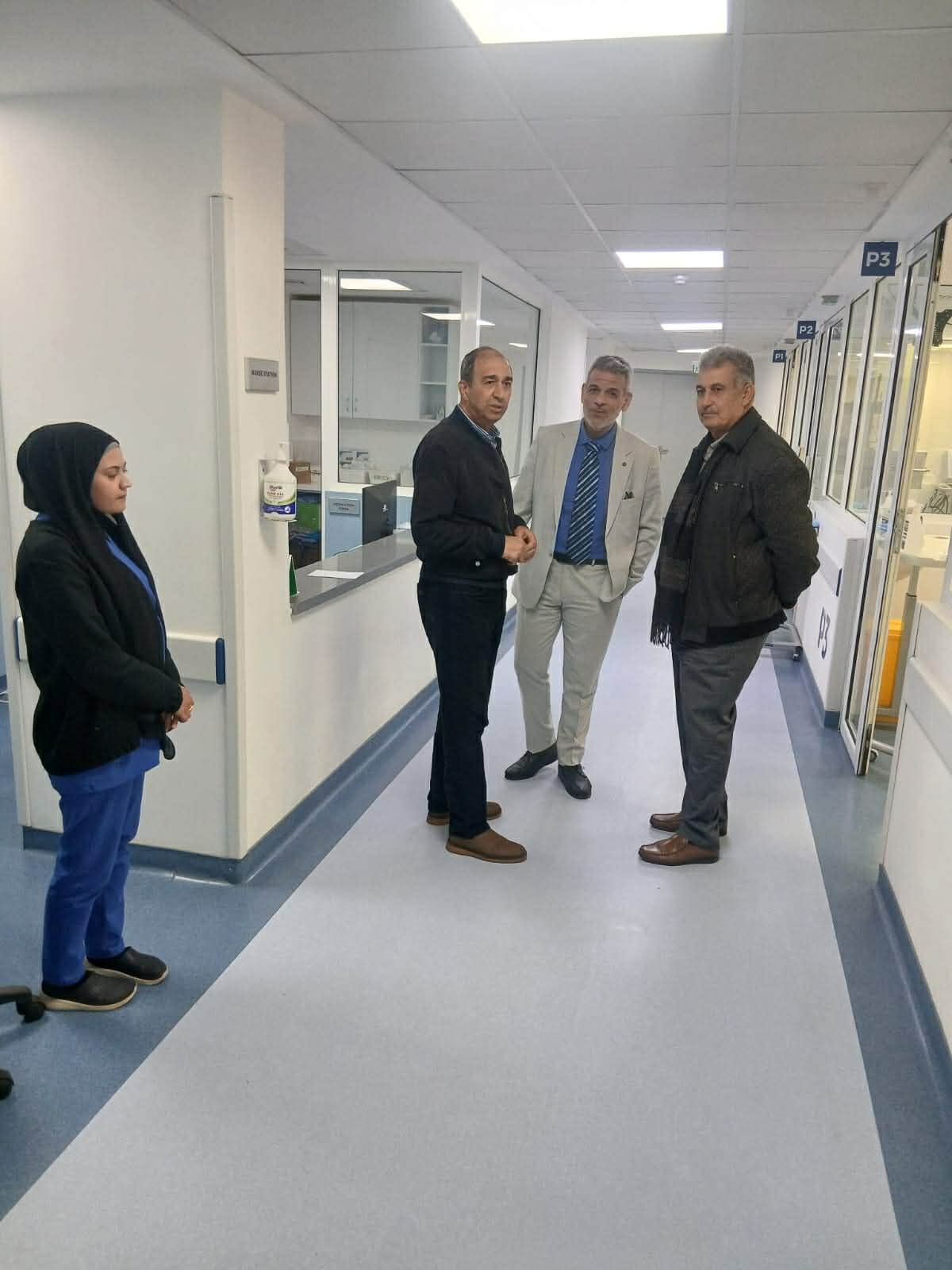 مدير عام جمعية الهلال الأحمر الفلسطيني – إقليم سوريا يتفقد مستشفى الهمشري ويؤكد تعزيز التكامل الصحي