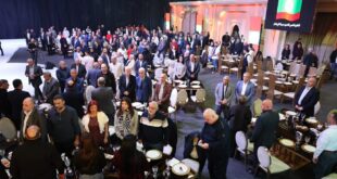 التنظيم الشعبي الناصري يقيم عشاءه السنوي بحضور رسمي وشعبي واسع