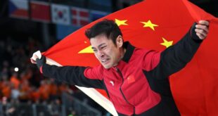 الصيني نينغ تشونغ يان يحرز ذهبية سباق التزلج السريع لمسافة 1500 متر للرجال في أولمبياد ميلانو- كورتينا ويحقق زمنا قياسيا أولمبيا جديدا في دورة الألعاب الأولمبية الشتوية