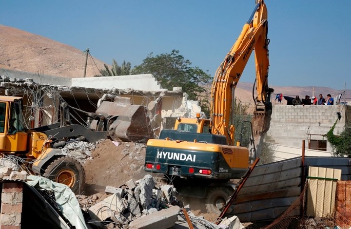 الاحتلال يهدم منزل قيد الإنشاء في الأغوار الشمالية