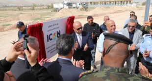 محافظ أريحا والأغوار حسين حمايل يضع حجر الأساس لمدينة "آيكون المائية"