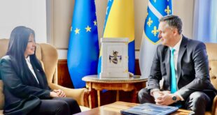 سفيرة دولة فلسطين لدى البوسنة والهرسك سلفيا أبو لبن تلتقي مع فخامة عضو مجلس رئاسة البوسنة والهرسك