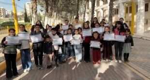 نادي أحباب اللغة العربية الفلسطيني وملتقى سواعد شباب الغد يخرّجان الفوج الثاني من دورة فن الخطابة والإلقاء في مدينة دورا