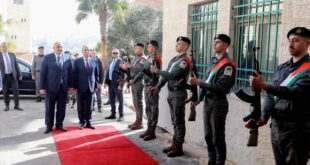 سيادة نائب الرئيس حسين الشيخ يزور جهاز الأمن الوقائي