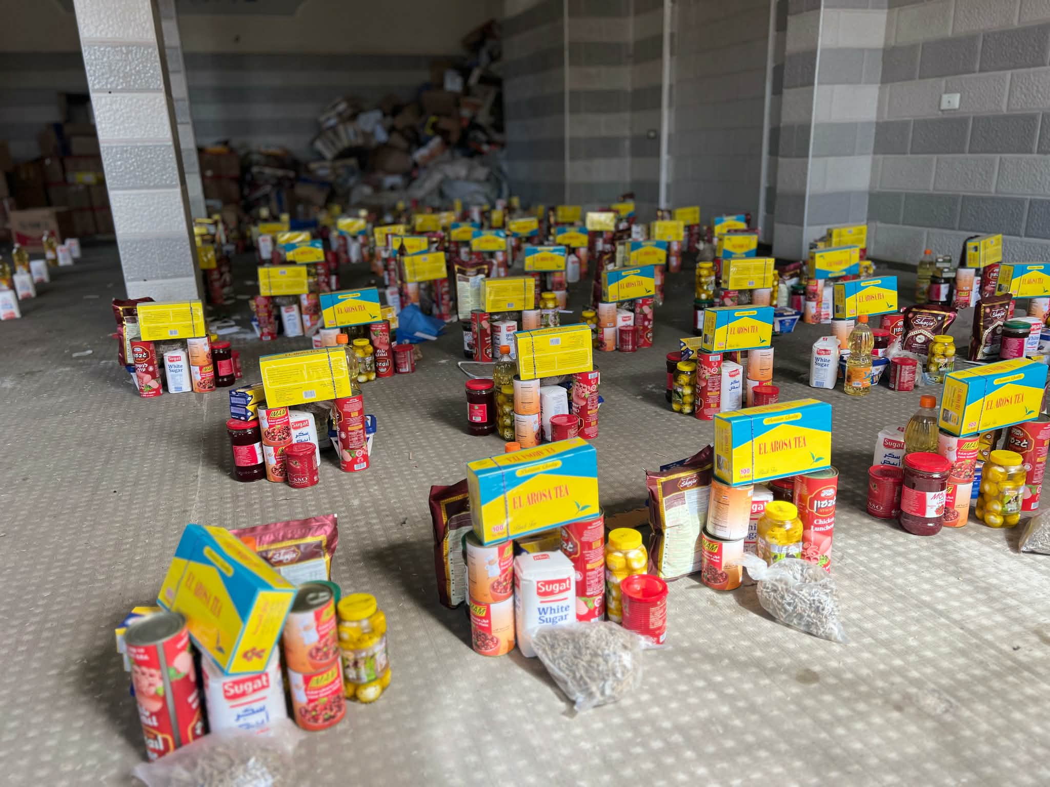 "فلسطين الخيرية" تدعم نازحي شمال قطاع غزة بسلال غذائية