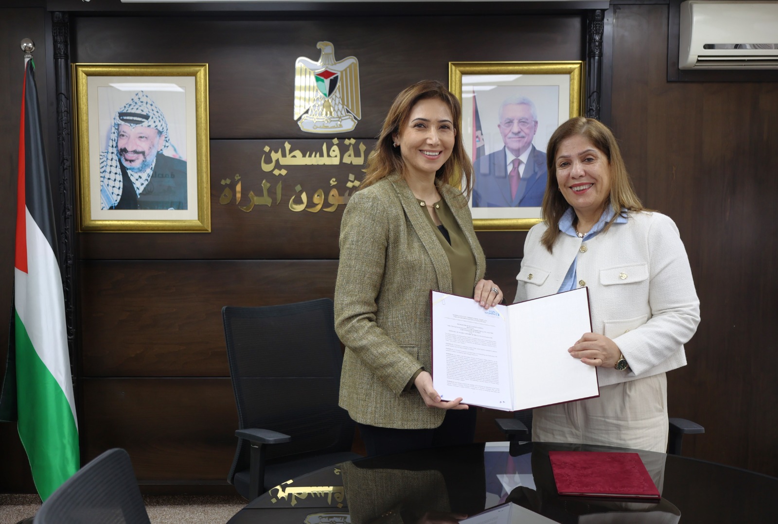 وزارة شؤون المرأة وهيئة الامم المتحدة للمراة في فلسطين توقعان مذكرة تفاهم استراتيجية