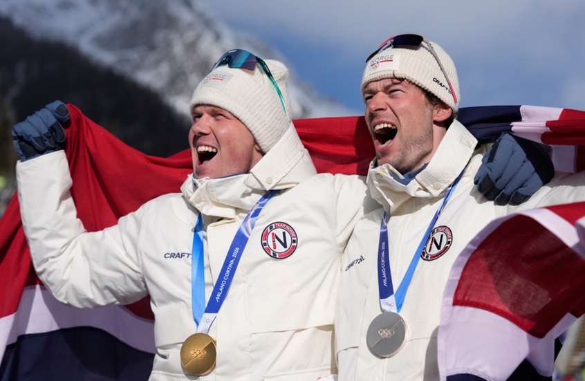 النرويج تحطم الرقم القياسي للذهبيات في الأولمبياد الشتوي.. وديل سكيفدال يحقق إنجازا تاريخيا