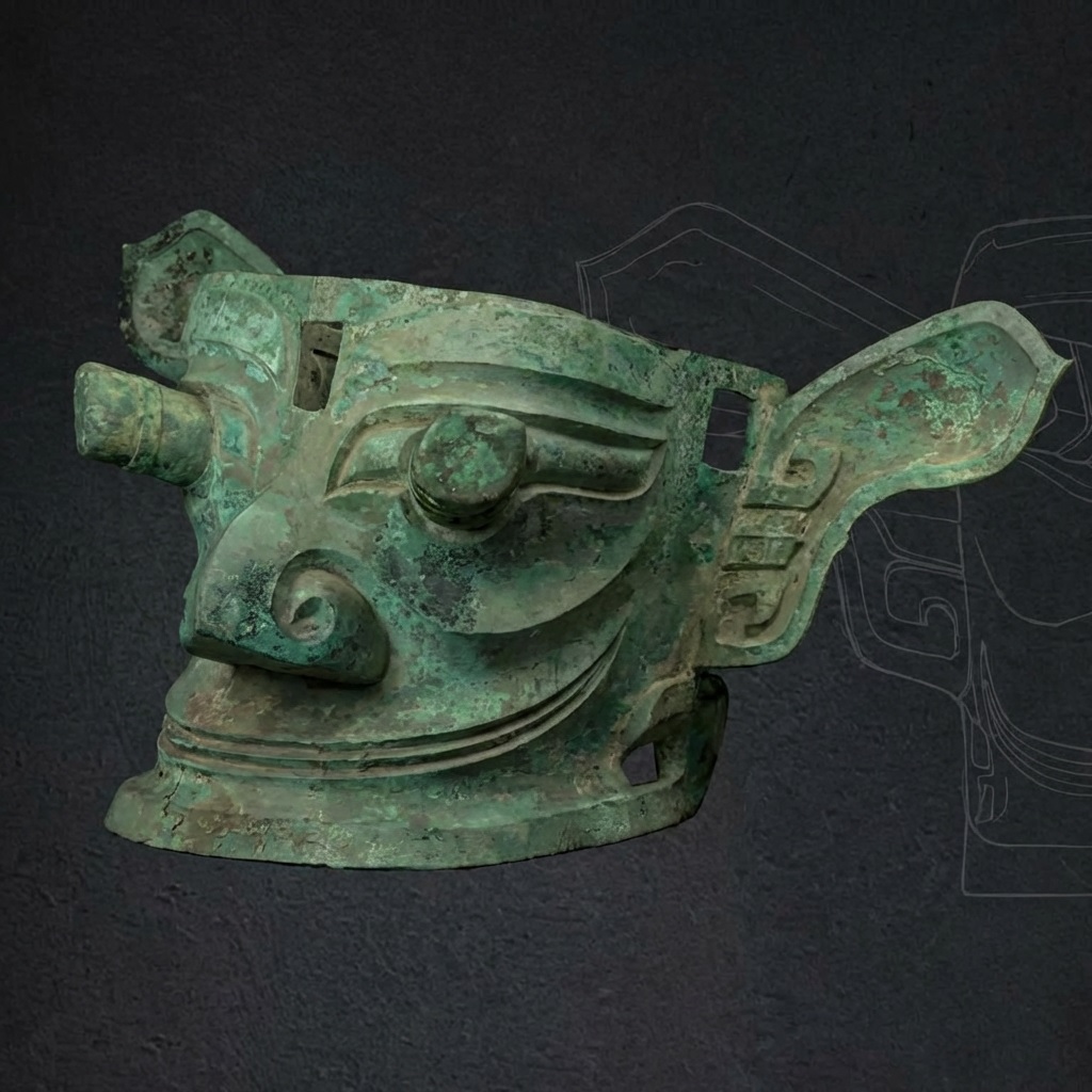 قراءة الصين من خلال الآثار.. هذا القناع ذو الملامح الحادة كان أداة طقسية تُستخدم في الشعائر الدينية