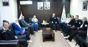 رئيس ديوان الرقابة المالية والإدارية الأستاذة أمل فرج تجري زيارة للضابطة الجمركية