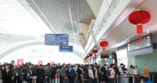 ذروة السفر خلال عيد الربيع في الصين تتجاوز منتصف مدتها مع تسجيل 5.08 مليار رحلة