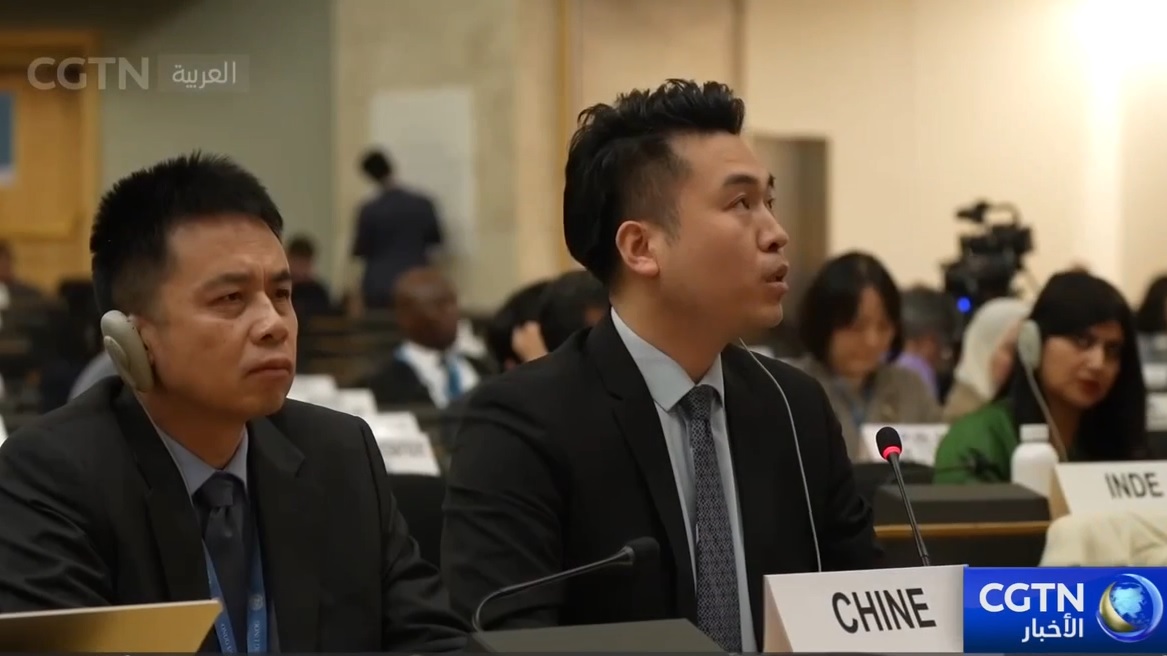 ممثل صيني يدحض التصريحات غير الصحيحة الصادرة عن بعض الدول بما فيها اليابان حول حقوق الإنسان