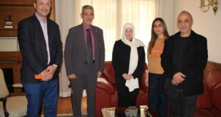 بهية الحريري تستقبل المدير الجديد لمستشفى الهمشري د. صفوت اسكندر