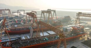 الصين تتربع في المكانة الأولى في قطاع بناء السفن عالميا