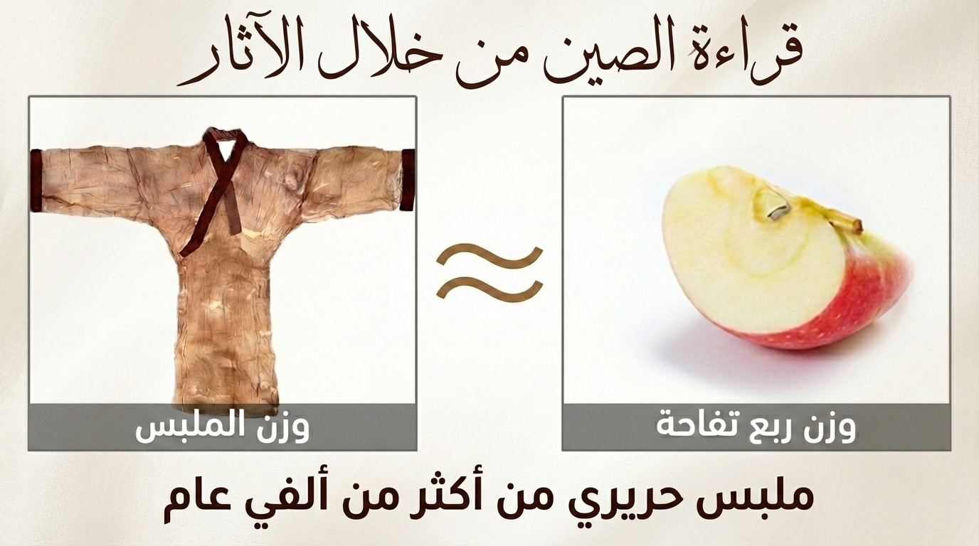 قراءة الصين من خلال الآثار.. الملابس الحريرية الشفافة من عهد أسرة هان