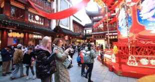 ازدهار السياحة الوافدة إلى الصين خلال عيد الربيع