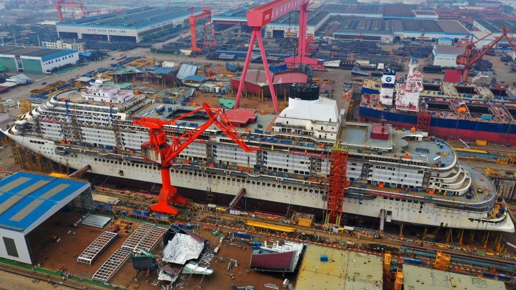 قطاع بناء السفن في الصين يحافظ على ريادته العالمية عام 2025
