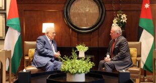 الرئيس محمود عباس يلتقي ملك الأردن ويبحثان خطورة قرارات حكومة الاحتلال