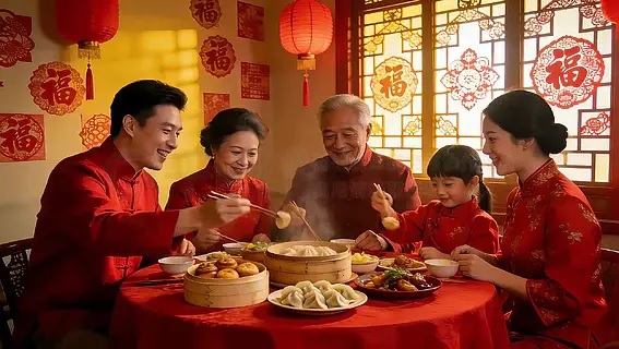 حين يصبح البيت هو العيد.. الأسرة بوصفها القيمة المشتركة بين عيد الربيع الصيني وشهر رمضان الكريم