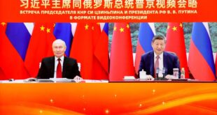 شي جين بينغ : يتعين على الصين وروسيا الحفاظ معاً على الاستقرار الاستراتيجي العالمي في ظل المشهد الدولي المضطرب