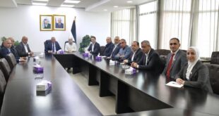 رئيس الهيئة العامة للشؤون المدنية الوزير ايمن قنديل يلتقي ملتقى رجال أعمال نابلس