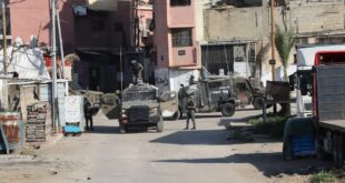 إصابات بالاختناق خلال اقتحام جيش الاحتلال مخيم بلاطة شرق نابلس