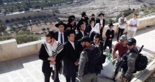 مستوطنون يقتحمون العين الفوقا في سلوان جنوب الأقصى