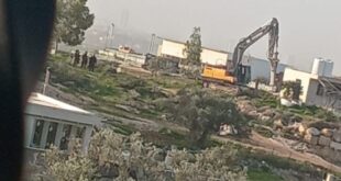 الاحتلال يهدم غرفة زراعية في بلدة شقبا غرب رام الله