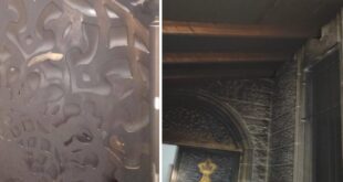 مستوطنون يحرقون مسجدا ويخطون شعارات عنصرية غرب نابلس