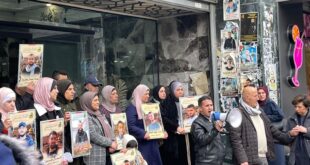 مسيرة إسناد للأسرى في نابلس