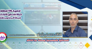 المصداقية والموضوعية ومساحة حرة للأفكار ، “ الكاتب حسني شيلو ” يكتب في الذكرى الـ14 لانطلاقة “ وكالة شفا “