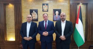 اللواء د. عبد الله كميل يستقبل مدير بريد طولكرم رائد محمود و جواد أبو زهرة من وزارة الاتصالات و تكنولوجيا المعلومات