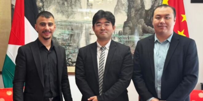 وفد من شركة عابدين للشحن الدولي يزور مكتب جمهورية الصين الشعبية في رام الله