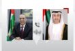 حسين الشيخ يتلقى اتصالا من وزير خارجية الامارات يعزيه بشهداء الشظايا الصاروخية في الخليل