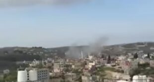 سقوط شظايا صواريخ يُخلّف أضرارا في بيتا جنوب نابلس