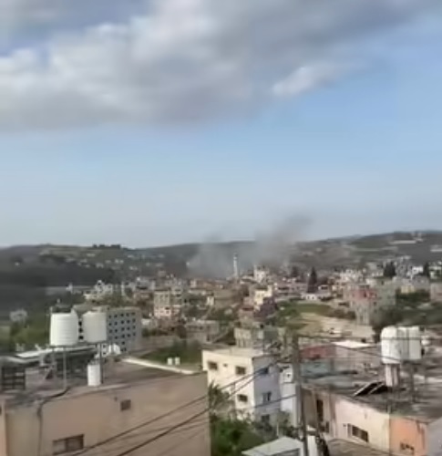 سقوط شظايا صواريخ يُخلّف أضرارا في بيتا جنوب نابلس