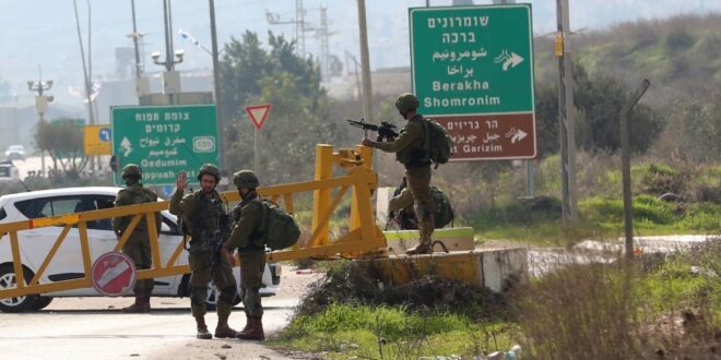 إصابة مواطن برصاص الاحتلال عند حاجز عناب شرق طولكرم